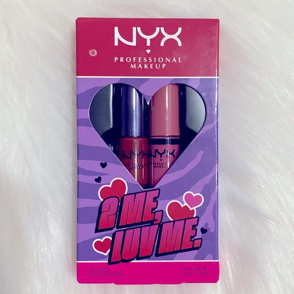 NYX Professional Make Up Butter Lip Gloss 2 pack NWT Excellent Condition - Picture 1 of 6